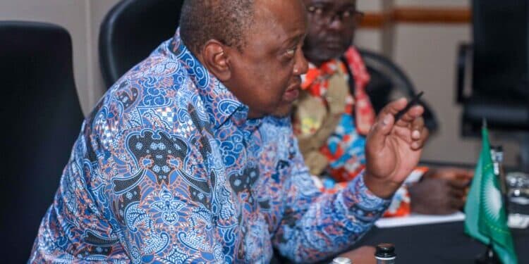 Details Of Uhuru’s Closed Door Meetings In South Africa Former President Uhuru Kenyatta During A Meeting With Commissioners Of The Electoral Commission Of South Africa On May 26, 2024. Photo/Office Of 4Th President Kenya.