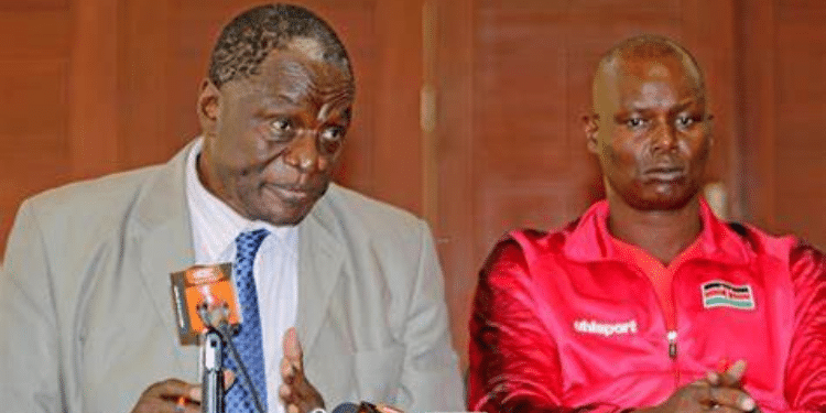 Kvf President Charles Nyaberi 9L0 And Vice President Paul Bitok. Photo/Kvf
