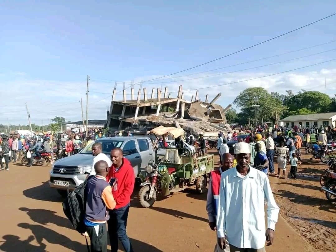 Building Set For Demolition In Bungoma Collapses