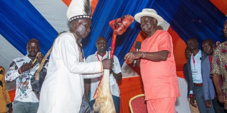 Raila Picks Top 3 Successor'S For Odm Leadership Odm Leader Raila Odinga During An Event At Suna East, Migori County On Saturday, May 18, 2024. Photo/Odm.