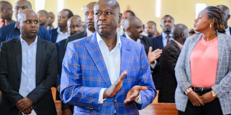 Dp Rigathi Gachagua During A Church Service In Endarasha, Nyeri County On May 19, 2024. Photo/Dpcs.