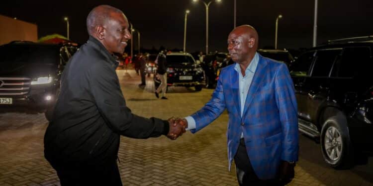 President William Ruto And Dp Rigathi Gachagua On Sunday Night, May 19, 2024. Photo/Dpcs.