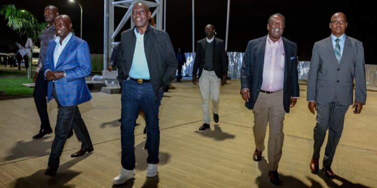 President William Ruto, Dp Rigathi Gachagua And Prime Cs Musalia Mudavadi On May 19, 2024. Photo/Dpcs.