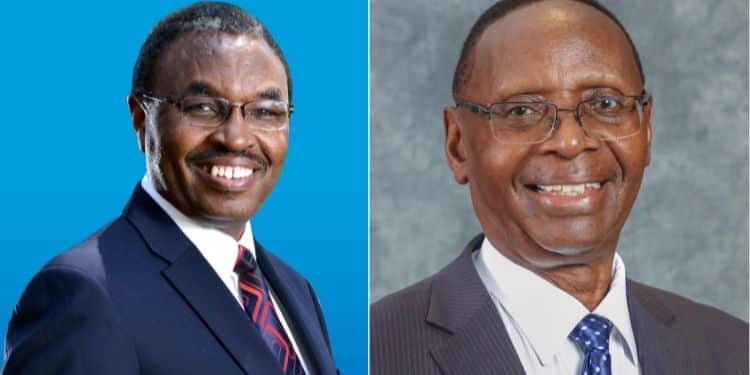 Incoming And Outgoing Chairman Of Family Bank