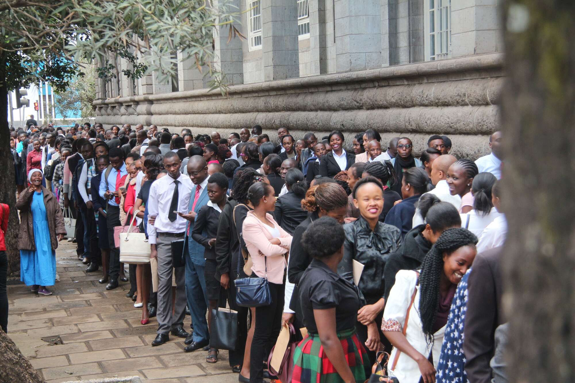 Job Seekers In Kenya. Photo/Courtesy
