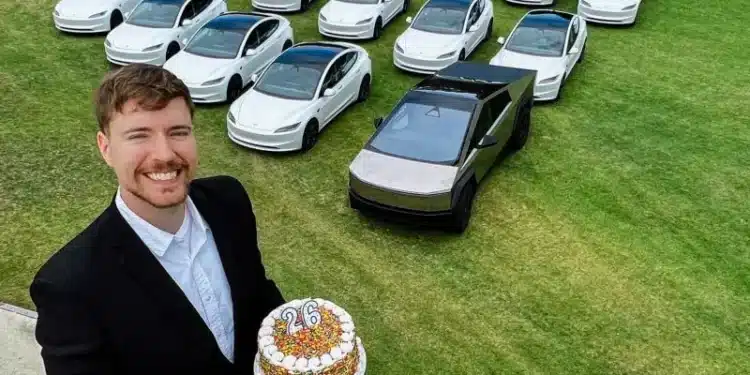 Mr Beast To Gift Followers 26 Teslas On His Birthday; How To Win Mr Beast