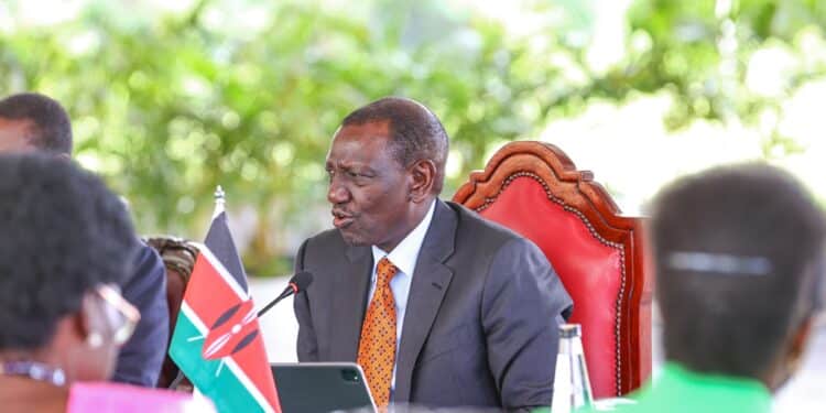 Happy Mother Narrates How Ruto Hired Her Jobless Son President William Ruto. Photo/President Ruto (X)