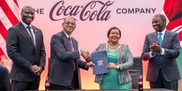 Ruto At Coca Cola