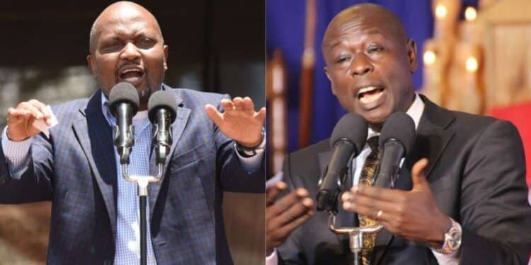 Moses Kuria Accuses Gachagua Of Setting Up Fake Accounts