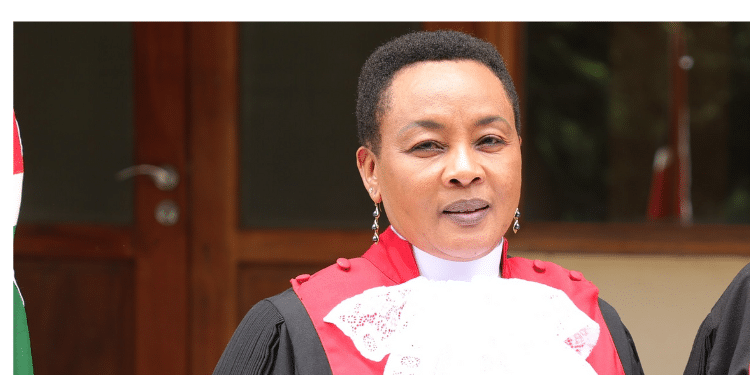 Deputy Chief Justice (Dcj) Of The Supreme Court Of Kenya, Philomena Mbete Mwilu.