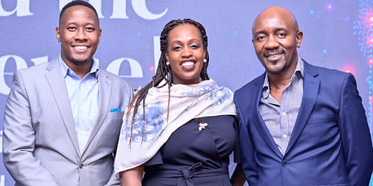 Head Of Digital Solutions Isaiah Langat, General Manager Homeboyz Radio Somoina Kimojino, And General Manager Radio Africa Group Martin Khafafa During The Digital Integration Launch At The Capital Club Hotel Westlands On November 23, 2021. Photo/ Langat
