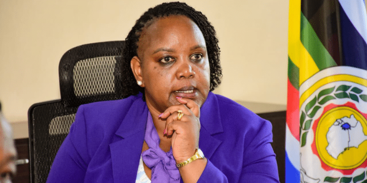 Labour And Social Protection Cs Florence Bore. Photo/ Florence Bore