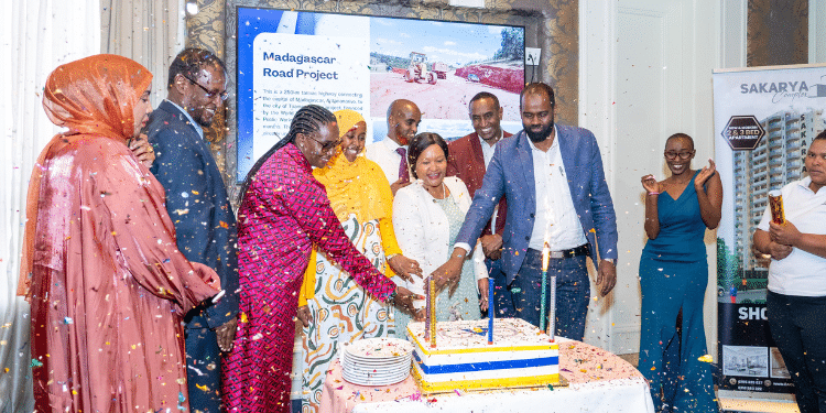 Trade Cs Rabecca Miano Speaking During The Launch Of The Multibillion Road Project. Photo/ Rabecca Miano