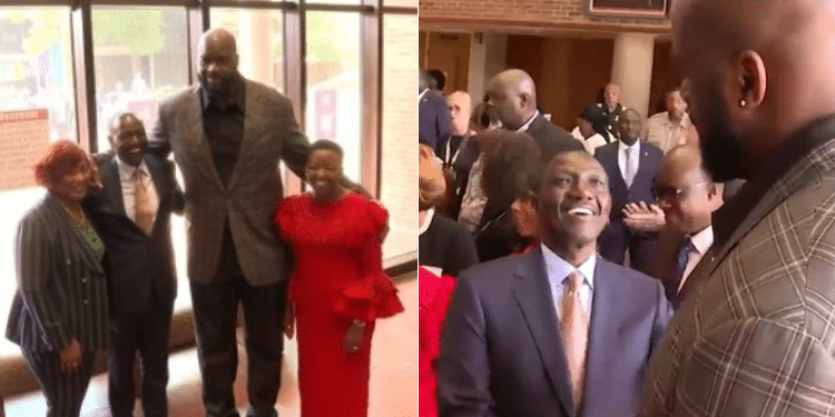 Decorated Career Of Giant Ex-Nba Player Who Met Ruto During His Usa Trip Ruto And Rachel Ruto Meet Former Nba Star Shaquille O'Neal