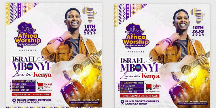 Israel Mbonyi: Rwandan Gospel Artist Set To Perform In Kenya