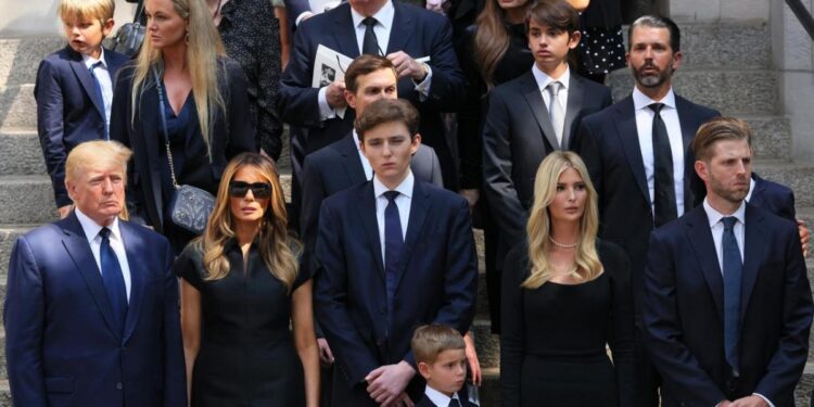 Barron Trump Makes Political Debut Amid Father'S Legal Woes