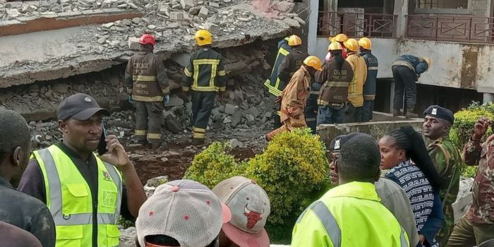 Building Collapse In Kabete Kills One, Traps Four Others 