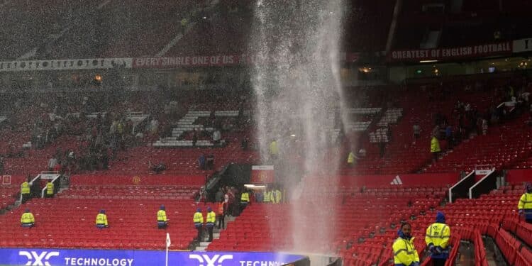 Kenyans React To Old Trafford Leaking Roof Old Trafford Stadium Leaking. Photo/Courtesy