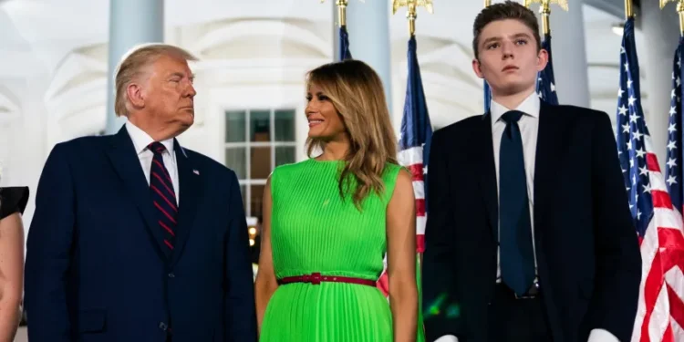 Barron Trump Makes Political Debut Amid Father'S Legal Woes
