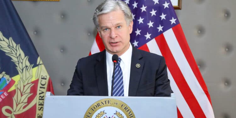 Fbi Boss Meets Top Govt Officials During Trip To Kenya