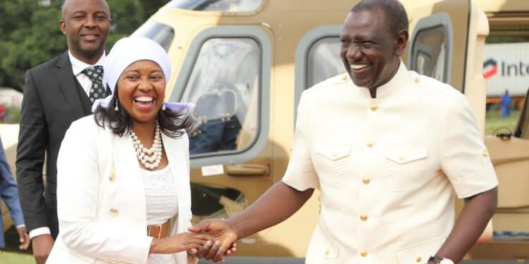 President William Ruto At Nakuru High School For The National Akurino Conference.