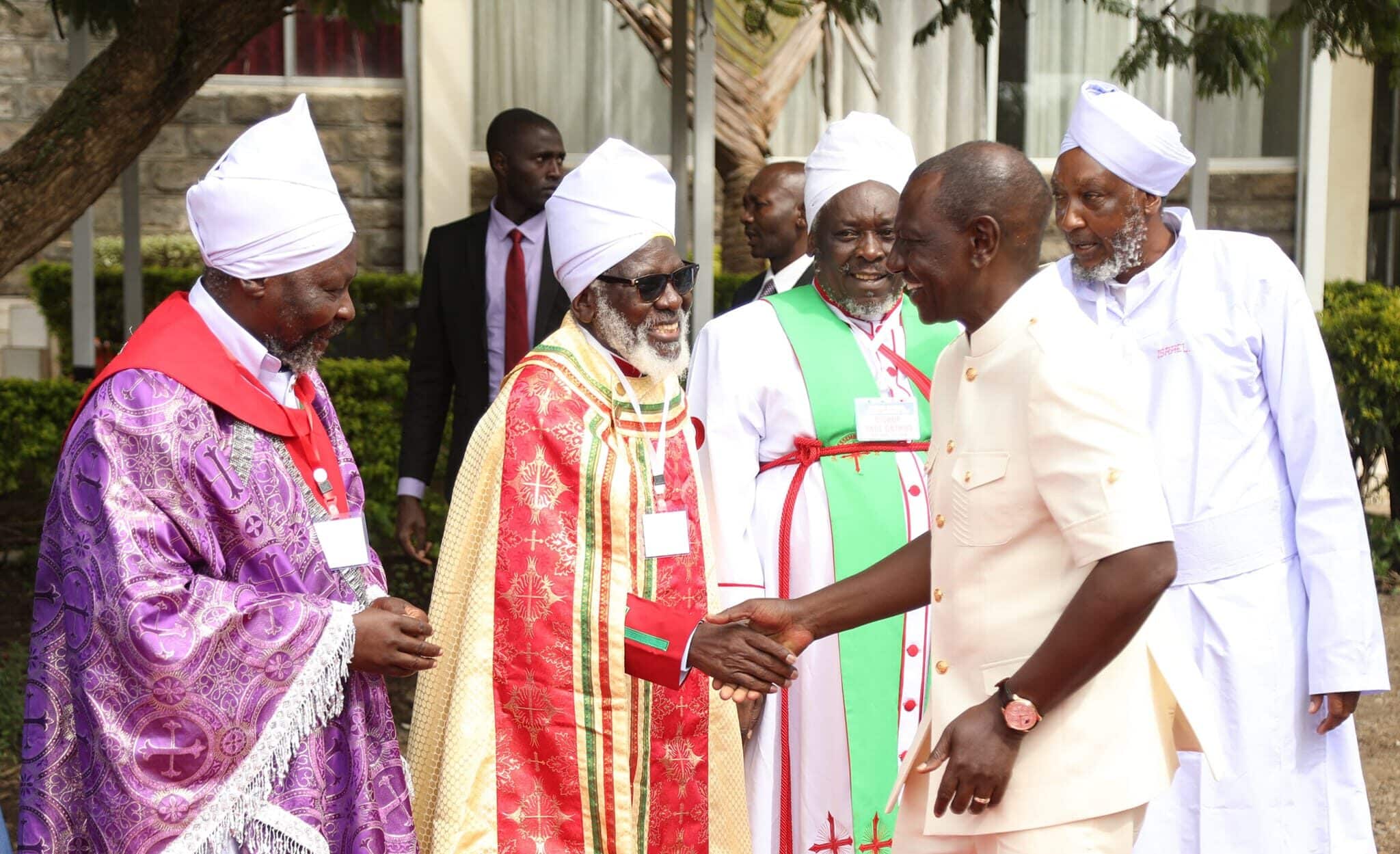 President William Ruto At Nakuru High School For The National Akurino Conference.