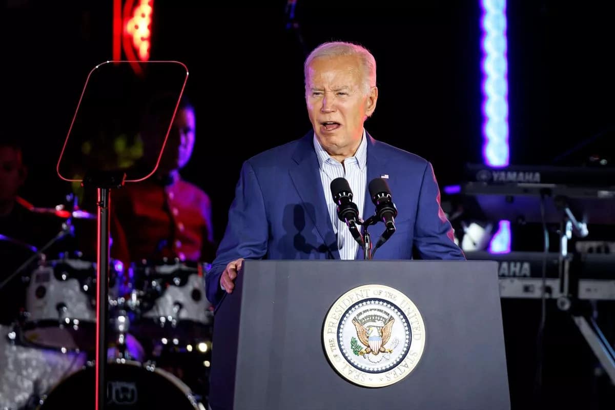 President Joe Biden Speaking At The Whitehouse. Photo/Courtesy