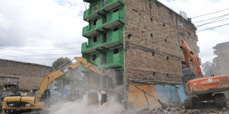 Scores Feared Trapped After Building Collapses In Mathare