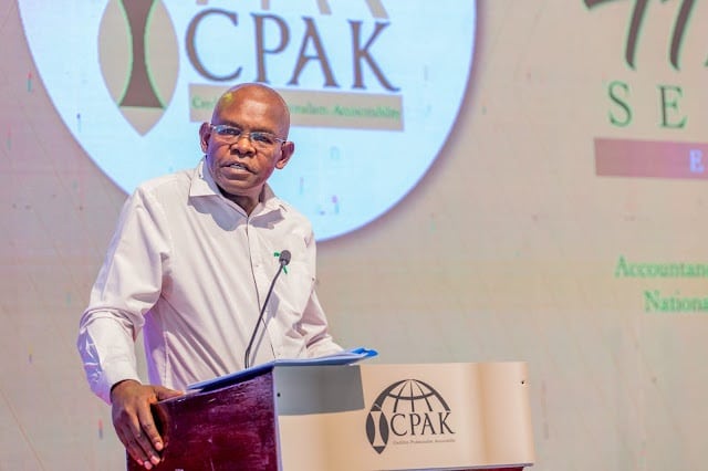 Cbk Governor Kamau Thugge During A Past Forum. Photo /Cbk