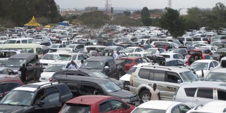 A Photo Of Vehicles Set For Auction. Photo/Courtesy.