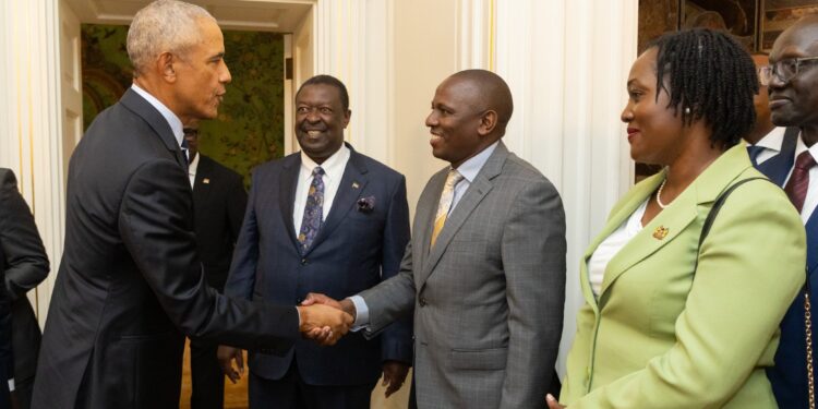 Ruto Sends Message To Trump After Assassination Attempt President Williame Ruto Shares Light Moments With National Assembly Majority Leader Kimani Ichung’wah. Photo/Pcs.