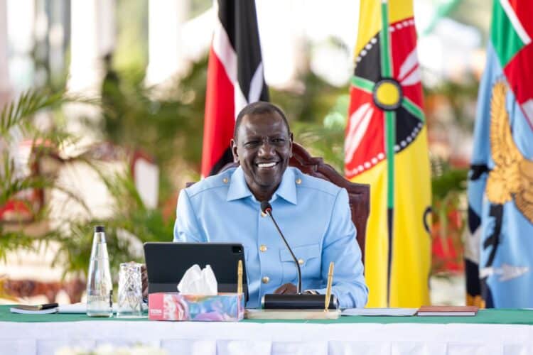 President William Ruto During A Cabinet Meeting On June 13,2024. Phioto/Pcs Finance Bill