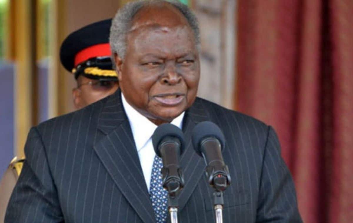 The Late President Mwai Kibaki. Photo/ Courtesy