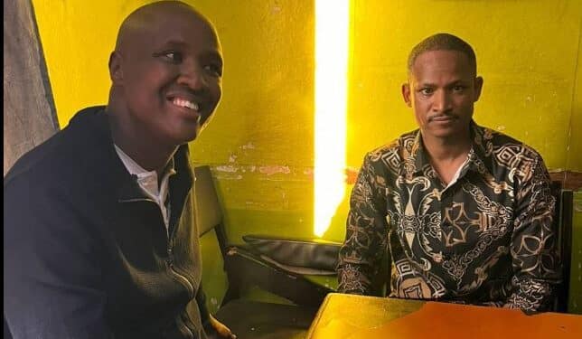 Why Alfred Keter Was Arrested - Dci Embakasi East Mp Babu Owino With Alfred Keter At Kamukunji Police Station On June 30, 2024. Photo/ Courtesy