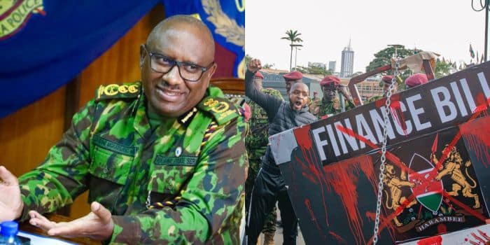 Koome On Finance Bill Protest