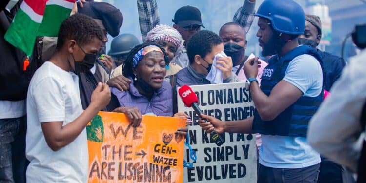Foreign Press Details How Police Attacked Journalists Covering Protests In Nairobi 