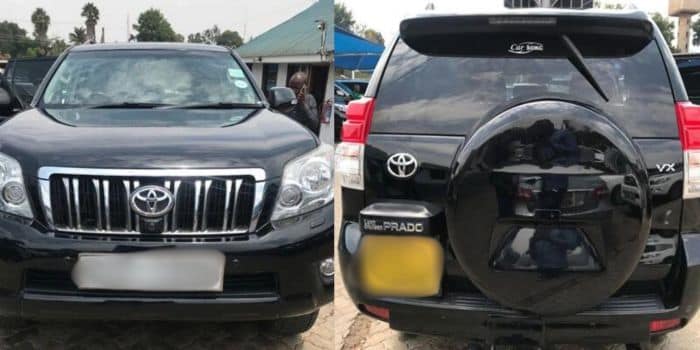 Images Of Prado Belonging To Ktn Anchor Ken Mijungu. Photo/Ken Mijungu.
