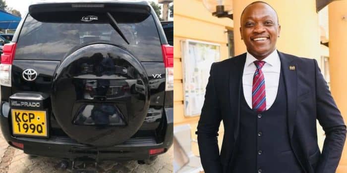 Ktn Anchor Ken Mijungu And His Prado