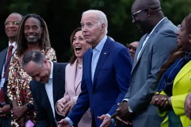 President Biden Alongside Vice President Kamala Harris And Philonise Floyd. Photo/Courtesy