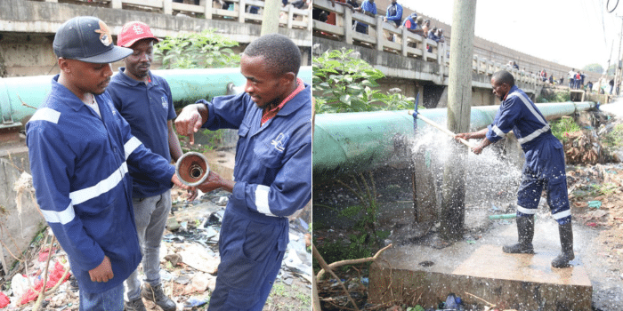 Nairobi Water Disconnecting Pipe