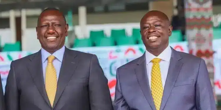 Deputy President Rigathi Gachagua And President William Ruto