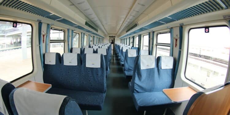 Sgr Nets Ksh2.6M In Hours As Kenyans Rush For Ksh12,000 Mombasa Tickets During Long Weekend Sgr Interior-Of-Economy-Class-Coach. Photo/Kenya Railways