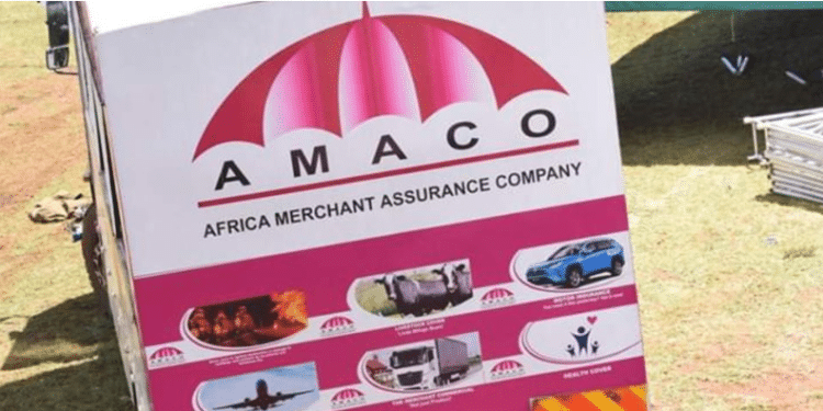 A Photo Of Amaco Insurance Signage. Photo/ Courtesy