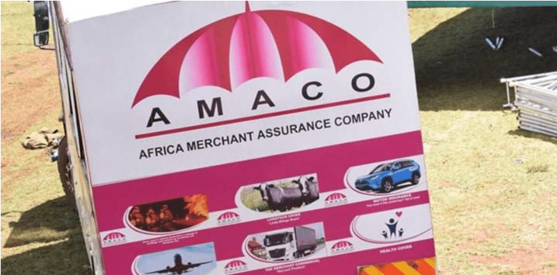 A Photo Of Amaco Insurance Signage. Photo/ Courtesy