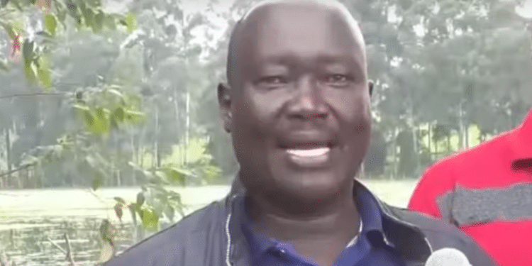 Concerns Raised After 3 Bodies Were Found In A Swamp A Screengrab Of Kaboi Location Chief Hillary Bett Addressing The Press. Photo/Ntv