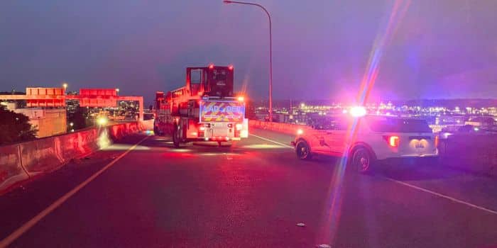 Accident Scene In Washington 