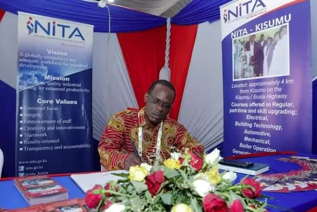 A Photo Collage Of Eacc Headquarters And Nita Director General Stephen Ogenga. Photo/Courtesy.