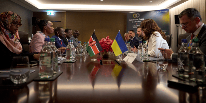 Details Of Ruto'S Meeting With Ukraine President Volodymyr Zelensky President William Ruto And Ukraine President Volodymyr Zelensky. Photo/Pcs
