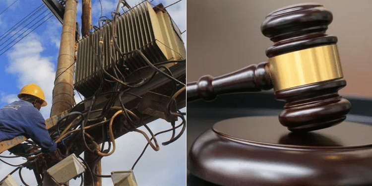 A Court Gavel And Kplc Employee At Work. Photo/Courtesy