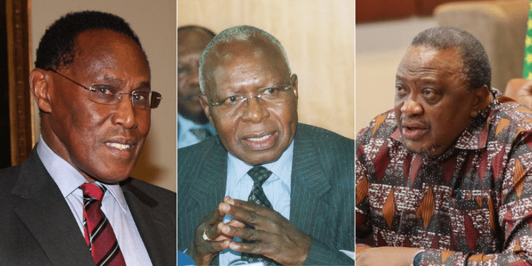 List Of Former Finance Ministers, Where Are They Now? Former Finance Ministers, From Left: George Saitoti, Simeon Nyachae And Uhuru Kenyatta. Photo/Courtesy.